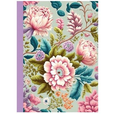 Fresh, Heft + Block, Dekoratives Notizbuch 105x148/48K Raster TW Flora (A6, Gepunktet, Harter Einband) Fresh, Heft + Block, Dekoratives Notizbuch 105x148/48K Raster TW Flora (A6, Gepunktet, Harter Einband)