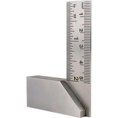 Wittmax, Lineal, Retvinklet lineal 5cm Wittmax, Lineal, Retvinklet lineal 5cm