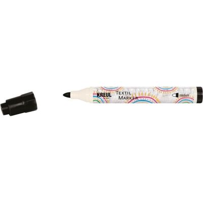 Kreul, Marker, Textilmarker JAVANA "texi m„x medium", schwarz (1x) Kreul, Marker, Textilmarker JAVANA "texi m„x medium", schwarz (1x)