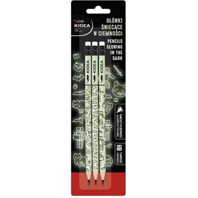 Derform, Bleistift, Im Dunkeln leuchtende Stifte, 3 Stk. KIDEA (HB, 3x) Derform, Bleistift, Im Dunkeln leuchtende Stifte, 3 Stk. KIDEA (HB, 3x)