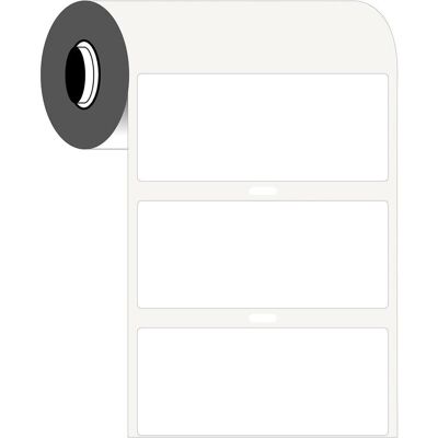 Brady, Etikettenrolle, B33-650-461AW, Polyester, Weiss, matt, 88.90 x 38.10 mm, permanent (1000 E.) (88.90 mm) Brady, Etikettenrolle, B33-650-461AW, Polyester, Weiss, matt, 88.90 x 38.10 mm, permanent (1000 E.) (88.90 mm)