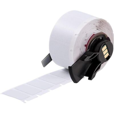 Brady, Etikettenrolle, M6-17-486, Metallisierter Polyester, Silber, matt, 25.40 x 12.70 mm, extra stark haftend (50 (33.32 mm) Brady, Etikettenrolle, M6-17-486, Metallisierter Polyester, Silber, matt, 25.40 x 12.70 mm, extra stark haftend (50 (33.32 mm)