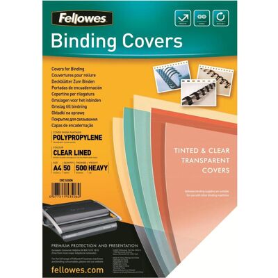 Fellowes Deckblätter Fantaisie, Bindegerät Zubehör, Transparent Fellowes Deckblätter Fantaisie, Bindegerät Zubehör, Transparent