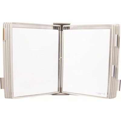 Tarifold, Informationsschild, Wand-Sichttafelsystem 424102 DIN A4 weiss mit 10 St. Sichttafeln Tarifold, Informationsschild, Wand-Sichttafelsystem 424102 DIN A4 weiss mit 10 St. Sichttafeln