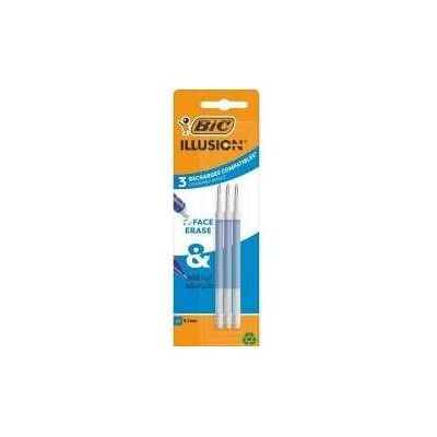 Bic, Ersatzpatronen + Tintenfass, Illusion Mine 0,7 mm blau, 3 Stück (Blau, 0.70 mm, 3 Stk.) Bic, Ersatzpatronen + Tintenfass, Illusion Mine 0,7 mm blau, 3 Stück (Blau, 0.70 mm, 3 Stk.)