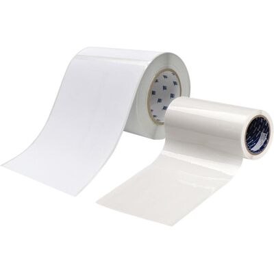 Brady, Etikettenrolle, Set mit Polyester-Etikett und Schutzlaminat für J4000 J5000 Drucker - 210,82 x 154,94 mm (154.94 mm) Brady, Etikettenrolle, Set mit Polyester-Etikett und Schutzlaminat für J4000 J5000 Drucker - 210,82 x 154,94 mm (154.94 mm)