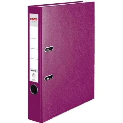 Herlitz, Ordner, Q.file Ordner protect A4 5 cm brombeer (A4, 50 mm, 1 Stk.) Herlitz, Ordner, Q.file Ordner protect A4 5 cm brombeer (A4, 50 mm, 1 Stk.)