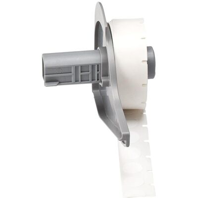 Brady, Etikettenrolle, M7-83-499, Nylongewebe, Weiss, matt, Deckeletikett 12.70 mm Durchmesser, permanent (500 E.) (20.62 mm) Brady, Etikettenrolle, M7-83-499, Nylongewebe, Weiss, matt, Deckeletikett 12.70 mm Durchmesser, permanent (500 E.) (20.62 mm)
