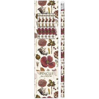 Sköna Ting, Bleistift, Dekostifte STPEN03 Samen und Blumen 6 Stück (6x) Sköna Ting, Bleistift, Dekostifte STPEN03 Samen und Blumen 6 Stück (6x)