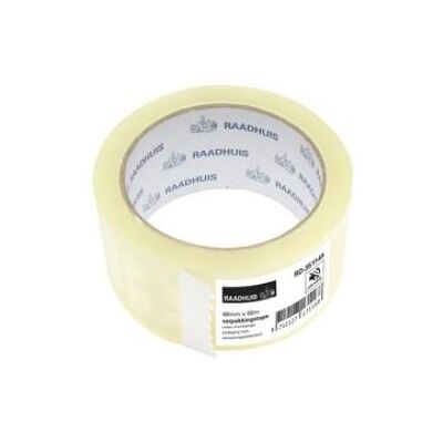 Raadhuis, Klebeband, Verpackungsklebeband, 48 mm x 66 m, PP, braun geräuscharm, Rollenkerndurchmesser: 75 mm, Stärke: 0 (48 mm) Raadhuis, Klebeband, Verpackungsklebeband, 48 mm x 66 m, PP, braun geräuscharm, Rollenkerndurchmesser: 75 mm, Stärke: 0 (48 mm)