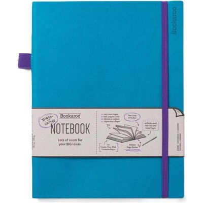 Teka, Heft + Block, Bookaroo Notizbuch Journal gross – Türkis (Liniert) Teka, Heft + Block, Bookaroo Notizbuch Journal gross – Türkis (Liniert)