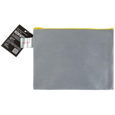 Foldersys, Mappe, Reissverschlussbeutel A6 non-woven-PP opak hellgrau (A6, 1x) Foldersys, Mappe, Reissverschlussbeutel A6 non-woven-PP opak hellgrau (A6, 1x)