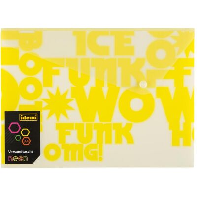 Idena, Versandtasche + Luftpolstertasche, Versandtasche PP C4 Neon gelb Idena, Versandtasche + Luftpolstertasche, Versandtasche PP C4 Neon gelb