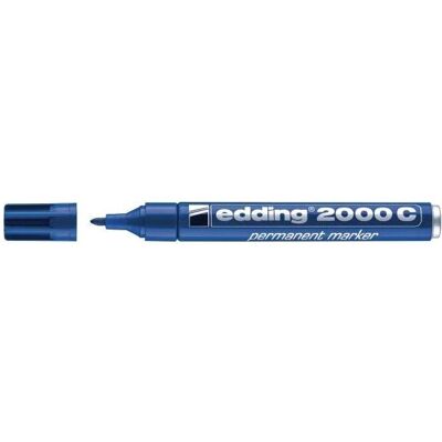 Edding, Marker, Marker permanent 2000c rund blå Edding, Marker, Marker permanent 2000c rund blå