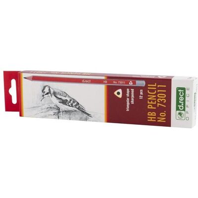 D.Rect, Bleistift, HB Holz-Dreikantstift (12 Stück) (HB, 12x) D.Rect, Bleistift, HB Holz-Dreikantstift (12 Stück) (HB, 12x)