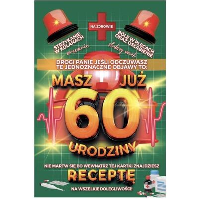 Teka, Grusskarte + Briefpapier, Geburtstagskarte mit Rezept 60 Teka, Grusskarte + Briefpapier, Geburtstagskarte mit Rezept 60
