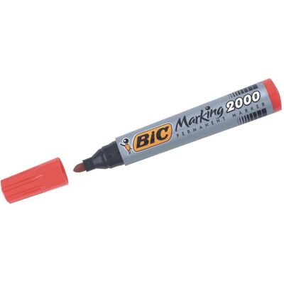 Bic, Marker, Permanent-Marker Marking 2000 Ecolutions, rot (1x) Bic, Marker, Permanent-Marker Marking 2000 Ecolutions, rot (1x)