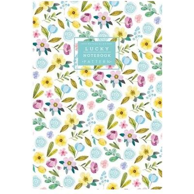 Fresh, Heft + Block, Dekoratives Notizbuch 64 Seiten Linie Blumen blau (Liniert) Fresh, Heft + Block, Dekoratives Notizbuch 64 Seiten Linie Blumen blau (Liniert)