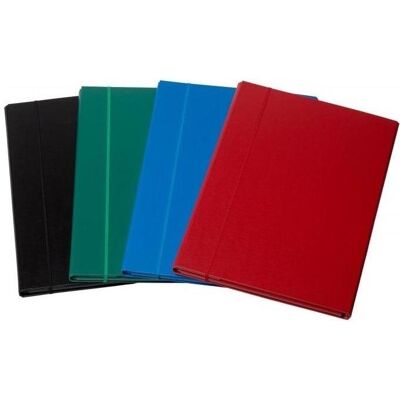 Bantex, Mappe, A4-Kartonmappe mit Gummiband, Farbmischung (A4, 1x) Bantex, Mappe, A4-Kartonmappe mit Gummiband, Farbmischung (A4, 1x)
