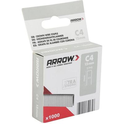 Arrow, Büroklammer, 341857 Schmalrückenklammern 1000 St. (1000x) Arrow, Büroklammer, 341857 Schmalrückenklammern 1000 St. (1000x)