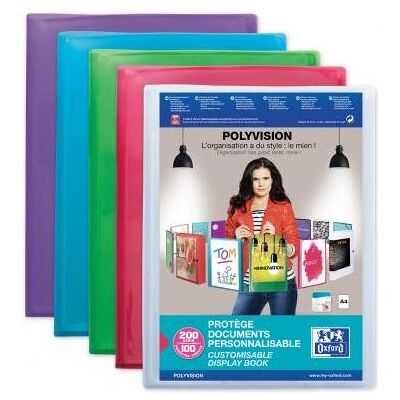 Elba, Mappe, Präsentations-Sichtbuch POLYVISION, 100 Hüllen DIN A4, aus PP, 0,7 mm, transparent, mit Sichttasche (A4, 8x) Elba, Mappe, Präsentations-Sichtbuch POLYVISION, 100 Hüllen DIN A4, aus PP, 0,7 mm, transparent, mit Sichttasche (A4, 8x)