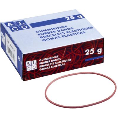 Alco, Gummiband, Gummiring Naturkautschuk 65mm rot 25g (1 Stk.) Alco, Gummiband, Gummiring Naturkautschuk 65mm rot 25g (1 Stk.)
