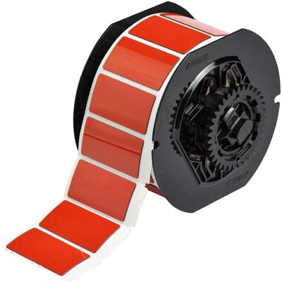 Brady, Etikettenrolle, B30EP-173-593-RD, EPREP (neu), Polyester, Rot, glänzend, 50.80 x 25.40 mm, permanent (300 E. (63.50 mm) Brady, Etikettenrolle, B30EP-173-593-RD, EPREP (neu), Polyester, Rot, glänzend, 50.80 x 25.40 mm, permanent (300 E. (63.50 mm)