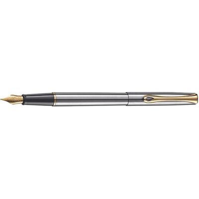 Diplomat, Schreibstifte, Diploma Perpetual Feather Traveller, F, Stahl/Gold AS (1x) Diplomat, Schreibstifte, Diploma Perpetual Feather Traveller, F, Stahl/Gold AS (1x)