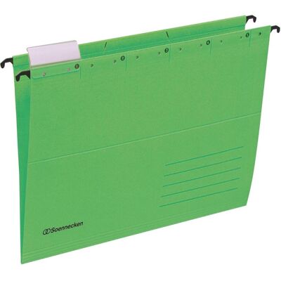 Soennecken, Mappe, Hängemappen grün A4 Sichtreiter 220g Recyclingkarton 25 St./Pack. (A4, 25x) Soennecken, Mappe, Hängemappen grün A4 Sichtreiter 220g Recyclingkarton 25 St./Pack. (A4, 25x)