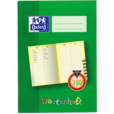 Oxford, Heft + Block, Wörterheft, A5, Lineatur 2W (A5, Liniert, Harter Einband) Oxford, Heft + Block, Wörterheft, A5, Lineatur 2W (A5, Liniert, Harter Einband)