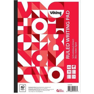 Office Depot, Heft + Block, Notizblock A4 Liniert (A4, Liniert, Harter Einband) Office Depot, Heft + Block, Notizblock A4 Liniert (A4, Liniert, Harter Einband)