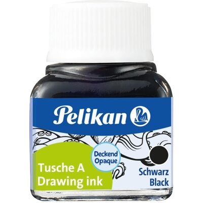 Pelikan Ersatzpatronen + Tintenfass, Tusche für Zeichenpapiere (Schwarz, 1 Stk.) Pelikan Ersatzpatronen + Tintenfass, Tusche für Zeichenpapiere (Schwarz, 1 Stk.)