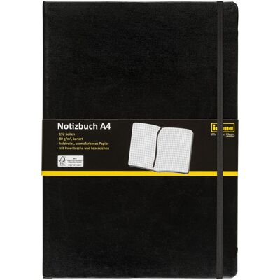 Idena, Heft + Block, Notizbuch (A4, Kariert, Harter Einband) Idena, Heft + Block, Notizbuch (A4, Kariert, Harter Einband)