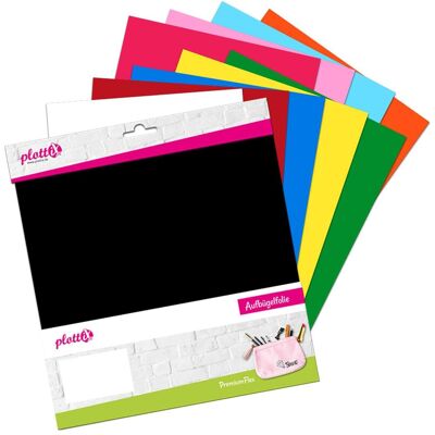 PlottiX, Schneideplotter Zubehör, PremiumFlex 30cm x 30cm Bundle 3 (10 Folien) PlottiX, Schneideplotter Zubehör, PremiumFlex 30cm x 30cm Bundle 3 (10 Folien)