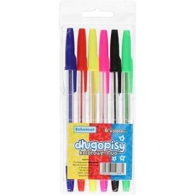 Teka, Schreibstifte, Fluoreszierende Stifte in 6 Farben (6x) Teka, Schreibstifte, Fluoreszierende Stifte in 6 Farben (6x)