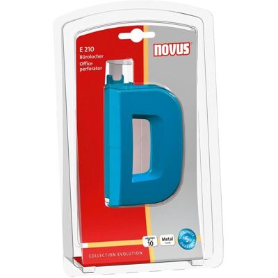 Novus, Locher, Locher E210 Kunststoff/Metall 1.0mm/10 Blatt (Blister) petrol Novus, Locher, Locher E210 Kunststoff/Metall 1.0mm/10 Blatt (Blister) petrol