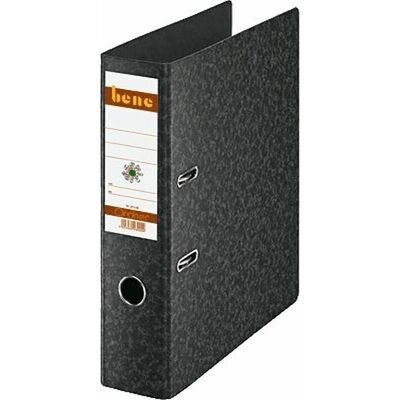 Bene, Ordner, Ordner Standard 80mm DIN A4 Werkstoff: Hartpappe schwarz schwarz (A4, 80 mm, 1 Stk.) Bene, Ordner, Ordner Standard 80mm DIN A4 Werkstoff: Hartpappe schwarz schwarz (A4, 80 mm, 1 Stk.)