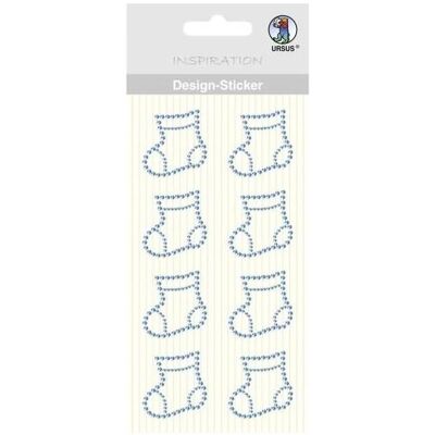 Magni, Sticker, Design Sticker Söckchen, 8 Stück in blau, selbstklebend, ideal geeignet für Scrapbooking, Kartengest (8 Sticker) Magni, Sticker, Design Sticker Söckchen, 8 Stück in blau, selbstklebend, ideal geeignet für Scrapbooking, Kartengest (8 Sticker)