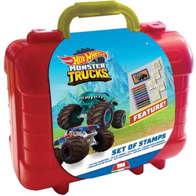 Multiprint, Stempel, Hot Wheels Reise-Stempel- und Malkoffer Multiprint, Stempel, Hot Wheels Reise-Stempel- und Malkoffer