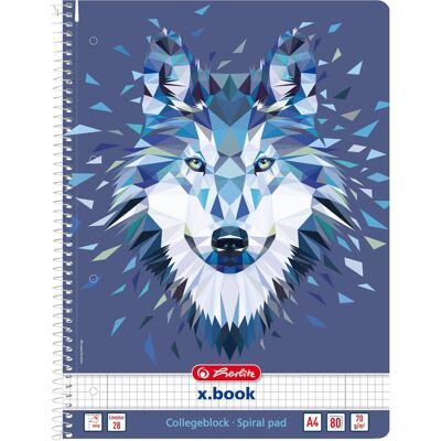 Herlitz, Heft + Block, Wild Animals (A4, Kariert) Herlitz, Heft + Block, Wild Animals (A4, Kariert)