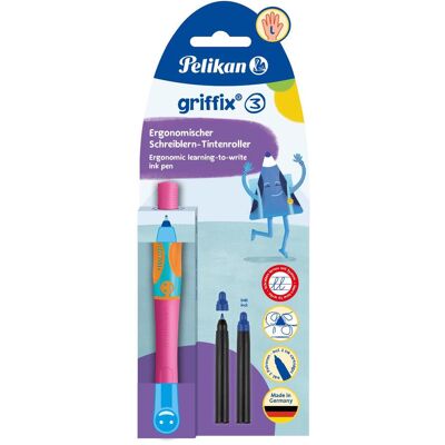 Pelikan Schreibstifte, Tintenroller Griffix Lovely Pink Blister L (1x) Pelikan Schreibstifte, Tintenroller Griffix Lovely Pink Blister L (1x)