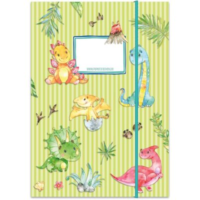 Papierdrachen, Mappe, Schulmappe 2er Set DIN A4 - Dino (VE 4) (A4, 2x) Papierdrachen, Mappe, Schulmappe 2er Set DIN A4 - Dino (VE 4) (A4, 2x)