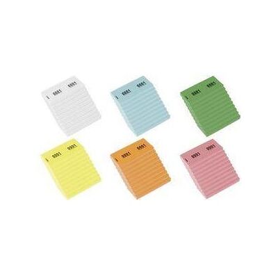 Kangaro, Heft + Block, Nummernblock 1-1000, 105 x 42 mm, rosa Garderobenmarken aus Papier, 70 g/qm, nummeriert von Kangaro, Heft + Block, Nummernblock 1-1000, 105 x 42 mm, rosa Garderobenmarken aus Papier, 70 g/qm, nummeriert von