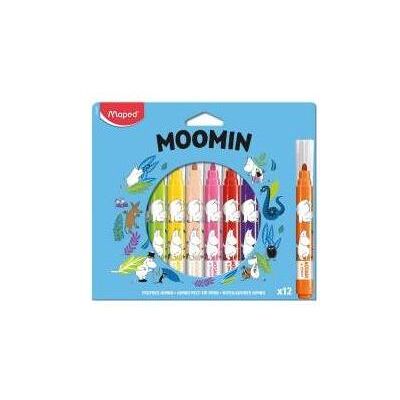 Maped, Malstifte, Mumin Jumbo-Filzstifte, 12 Stück (12x) Maped, Malstifte, Mumin Jumbo-Filzstifte, 12 Stück (12x)