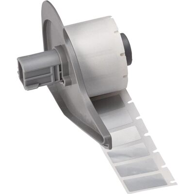 Brady, Etikettenrolle, M7-17-362, fälschungssicheres Viny, metallisiert, Silber, glänzend, 25.40 x 12.70 mm, perman (33.32 mm) Brady, Etikettenrolle, M7-17-362, fälschungssicheres Viny, metallisiert, Silber, glänzend, 25.40 x 12.70 mm, perman (33.32 mm)