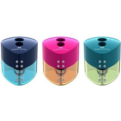 Faber-Castell, Spitzer, Auto Grip Doppelspitzer Farbmix Faber-Castell, Spitzer, Auto Grip Doppelspitzer Farbmix