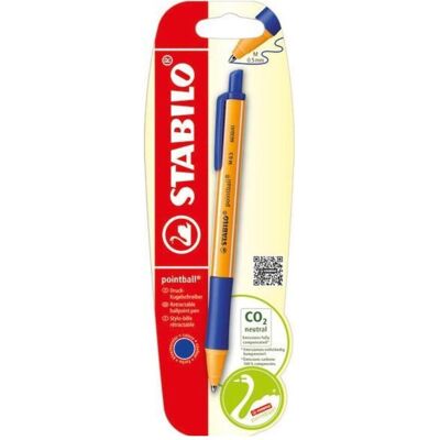STABILO, Schreibstifte, Druck-Kugelschreiber - pointball - Einzelstift - blau (1x) STABILO, Schreibstifte, Druck-Kugelschreiber - pointball - Einzelstift - blau (1x)