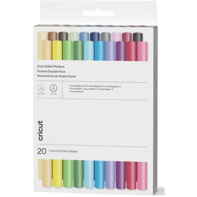 Cricut, Marker, Ultimate Dual Sided Marker Set (20x) Cricut, Marker, Ultimate Dual Sided Marker Set (20x)