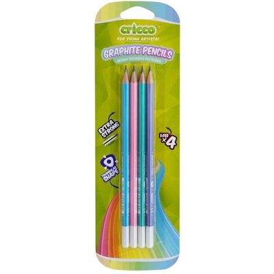 Teka, Bleistift, Dreiecksstift Pastell HB 4 Stk. CRICCO (HB, 4x) Teka, Bleistift, Dreiecksstift Pastell HB 4 Stk. CRICCO (HB, 4x)