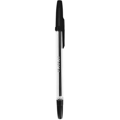 Schreibstifte, Kugelschreiber mit Kappe schwarz, 50 Stk. (50x) Schreibstifte, Kugelschreiber mit Kappe schwarz, 50 Stk. (50x)